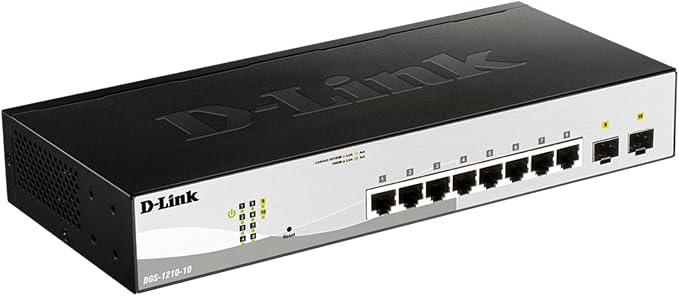 D-Link 10-Port Gigabit Smart Managed Switch | 8 GbE + 2 SFP Ports | L2+ | VLANs - Image 8