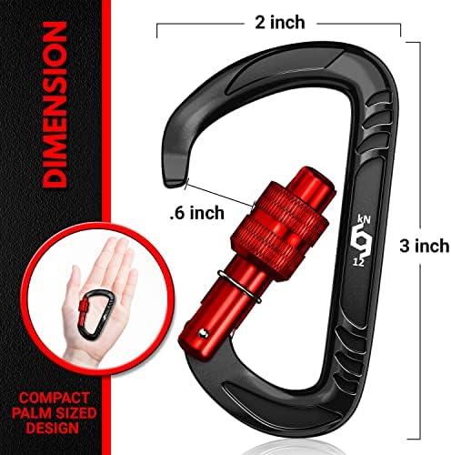 Rhino Produxs 12kN Heavy Duty Carabiner Clips - Image 2