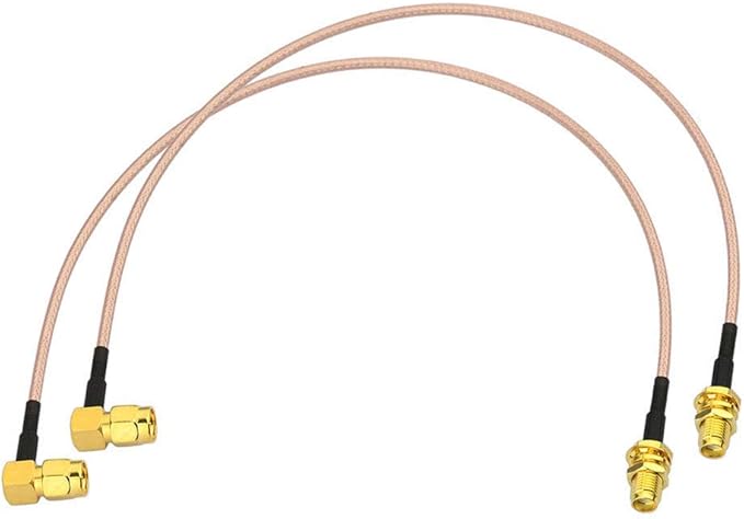 Bingfu WiFi Antenna Extension Cable RP-SMA Male Right Angle to RP-SMA Female - Image 6