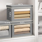 Homsorout Stackable Storage Bins - Image 6