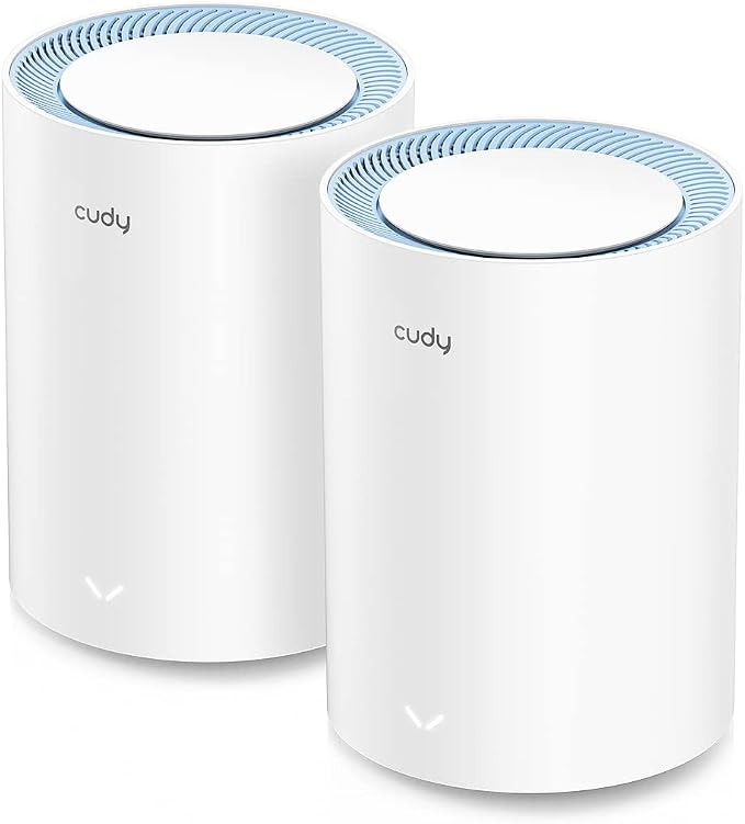 Cudy M1200 2-Pack AC1200 Whole Home Mesh WiFi System, AC1200 Dual Band WiFi by Cudy