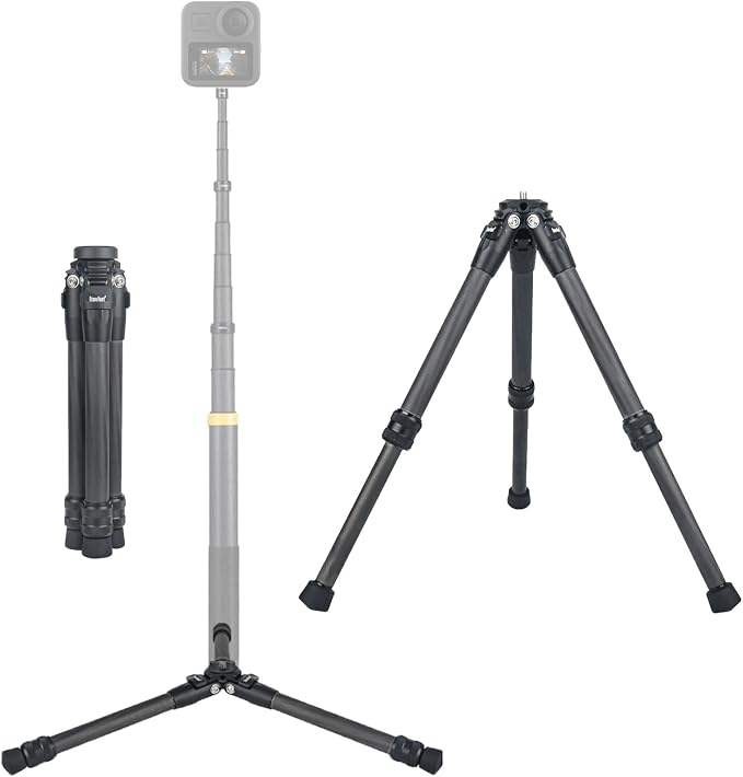 Lightweight Carbon Fiber Mini Tripod, 7/10.5 Inches Sturdy Desktop Tripod - Image 7
