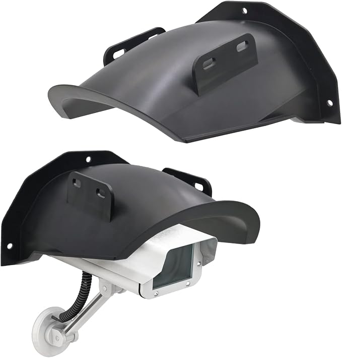 DGQ Outdoor CCTV Camera Top Cover, Weatherproof Glare Protection Cover Sunshade - Image 3