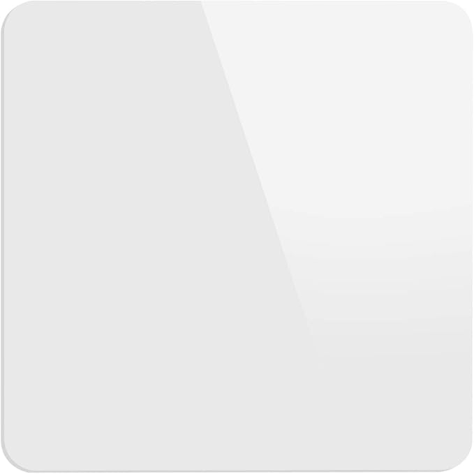 KINJOEK 12 x 12 Inch 30x30CM Acrylic White Reflective Display Table Riser by KINJOEK