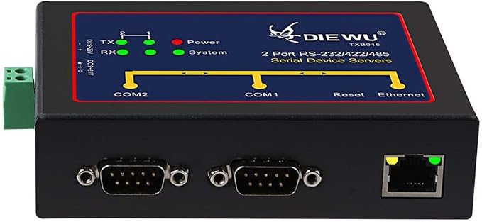 Industrial 2 Ports RS232/422/485 Serial Device Server Converter Support - Image 2