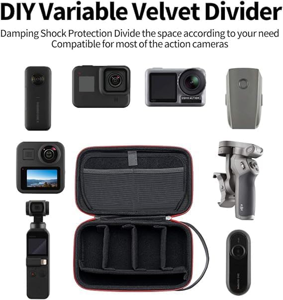 TELESIN Hard Carry Case Waterproof Carrying Bag - Image 4