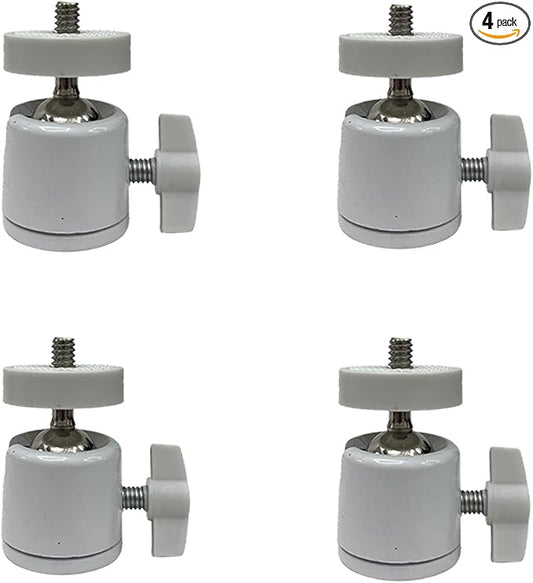 Universal 1/4" Swivel Mini Ball Head Tripod Mount 360 Degree Rotating Adapter by NVRTTRR