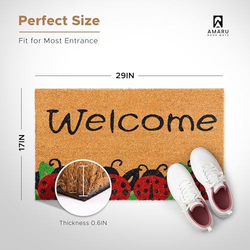 Coir Welcome Mat, 17 x 29 in - Image 2