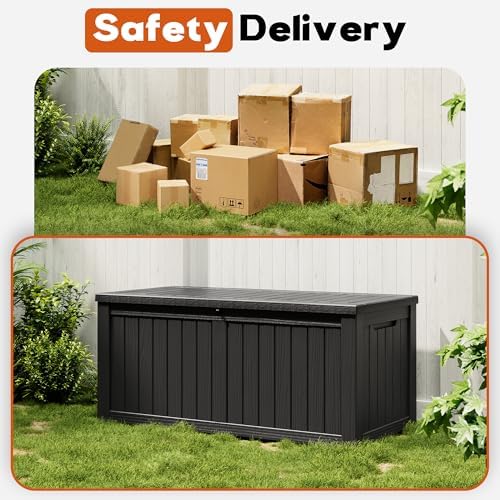 Outdoor Storage Deck Boxes Waterproof, Waterproof and UV Resistant Outdoor - Image 5