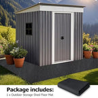 6x4FT Outdoor Storage Shed Floor Mat, Tent Carpet - Image 5