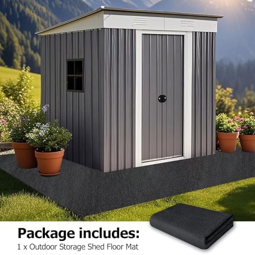 6x4FT Outdoor Storage Shed Floor Mat, Tent Carpet - Image 5