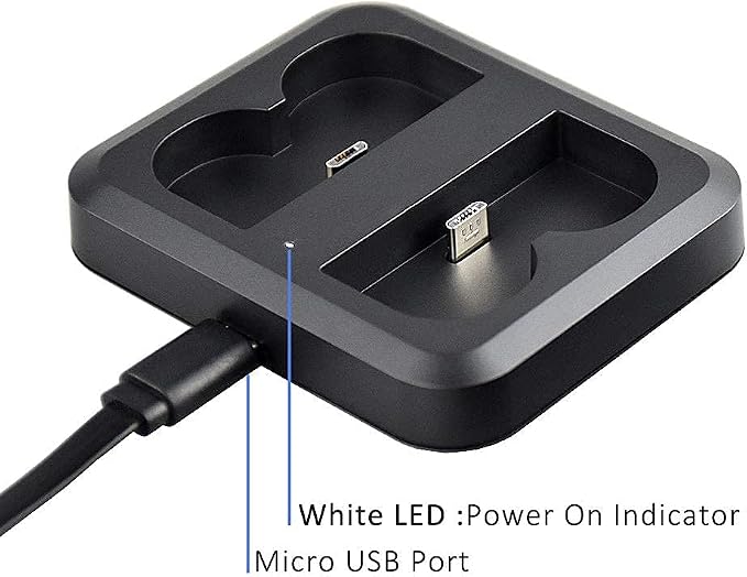 Battery Charger for Ring Rechargeable Battery, Dual Ring Battery Charger - Image 4