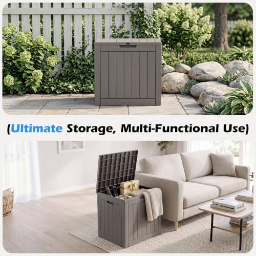 Outdoor Storage Box Waterproof, 35 Gallon Deck Box - Image 6