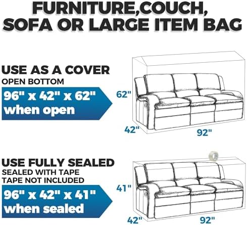 Plastic Furniture Covers for Moving - Image 2