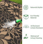 GENIMO Outdoor Rug, Waterproof Plastic Rugs - Image 6