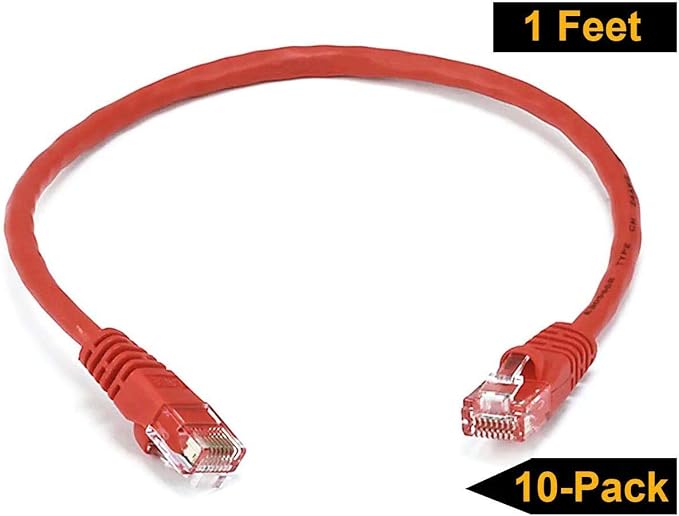 iMBAPrice 25'Cat5e Network Ethernet Patch Cable, 10 Pack - Image 2