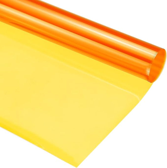 MECCANIXITY Lighting Gel Filter 15.7x19.7 Inch Orange 85A Color Correction Sheet by MECCANIXITY