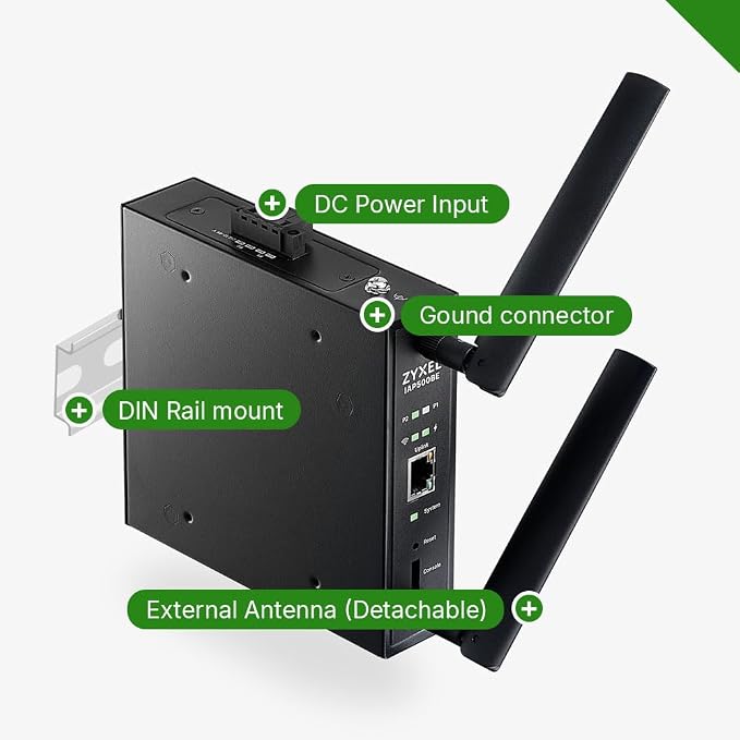 Zyxel WiFi 7 BE5000 Wireless Access Point | Industrial Robust Product Design | - Image 5