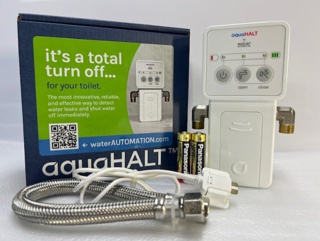 Smart Home Water Toilet Leak Detector Alarm and Automatic Shut Off Valve - Image 2