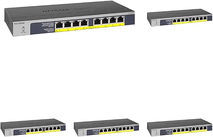 NETGEAR 8-Port Gigabit Ethernet Unmanaged PoE Switch - by NETGEAR