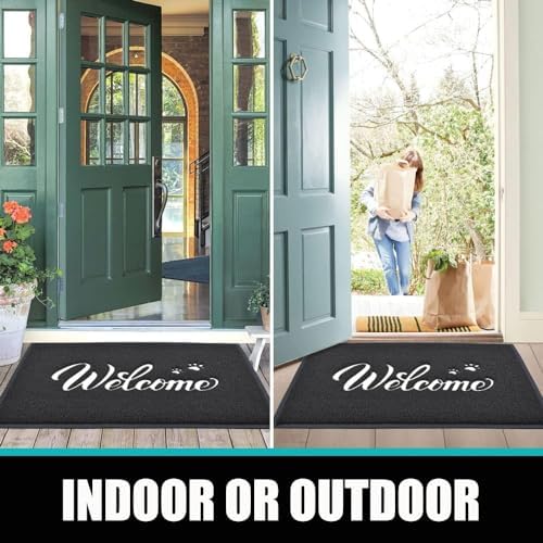 T.HENV Welcome Mat Outdoor, 30x17.5 Waterproof All-Season Front Door Mat - Image 5