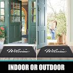 T.HENV Welcome Mat Outdoor, 30x17.5 Waterproof All-Season Front Door Mat - Image 5
