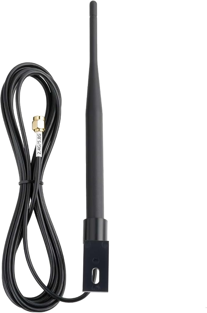 Eightwood Outdoor Dual Band WiFi Antenna 2.4GHz 5GHz 5.8GHz 5dBi RP-SMA Male - Image 3