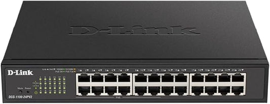 D-Link 24-Port Gigabit Smart Managed PoE+ Switch | 12 PoE+ Ports by D-Link