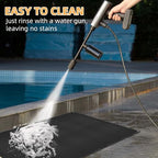Under Grill Mat for Outdoor Grilling, 90 x 48 inches Double-Sided Fireproof - Image 6