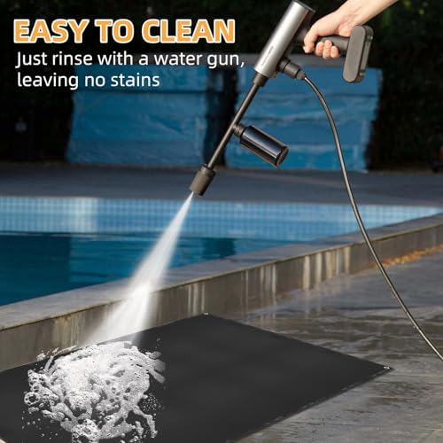 Under Grill Mat for Outdoor Grilling, 80 x 48 inches Double-Sided Fireproof - Image 6