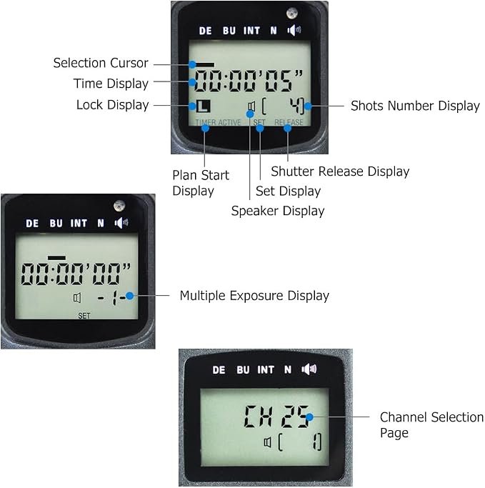 JJC Wireless Intervalometer Timer Remote Control Shutter Release - Image 4