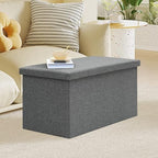 PINPLUS Folding Storage Ottoman Bench - Image 2