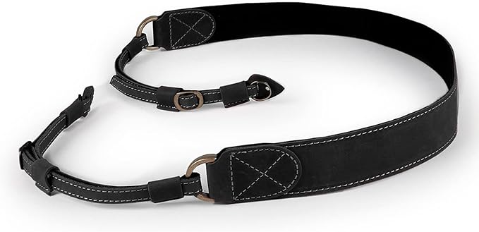 MegaGear Sierra Genuine Full-Grain Leather Camera Strap — Vintage Shoulder & - Image 6