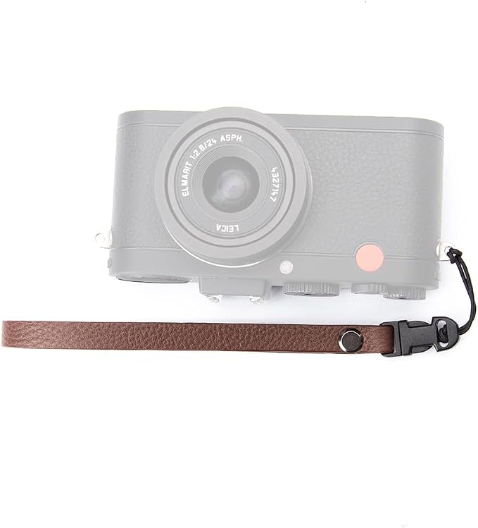 Vintage Minimalist Leather Camera Neck Shoulder Strap by DBZZ