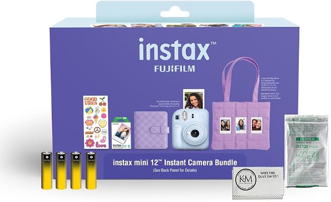FUJIFILM INSTAX Mini 12 Holiday Bundle 2025 | Pastel Blue - Image 5
