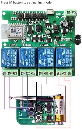 Zigbee 4CH DC7-32V USB 5V Relay Smart Switch Module, Wireless APP Remote Control - Image 3