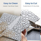 72 Pack Pebble Pattern Plastic Interlocking Deck Tiles - Image 6