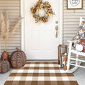 Buffalo Plaid Outdoor Rugs, Layering Rug by BOTTA