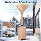 QH.HOME Patio Heater Cover, Waterproof Tear-Resistant 2p-89"x 33"x19" - Image 6