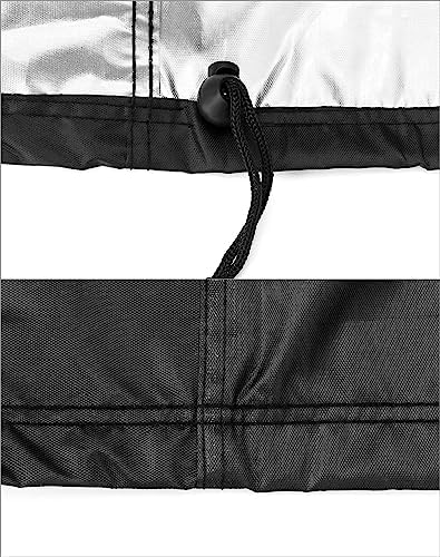 QWORK Dustproof Miter Saw Cover, 2 Pack Waterproof Covers, 210D Oxford Cloth - Image 4