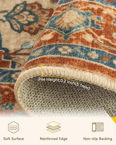 RELEANY Washable Area Rug - Image 4