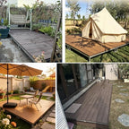Patio Raised Deck Platform 84x84cm, Modular Floating Deck Kit - Image 7