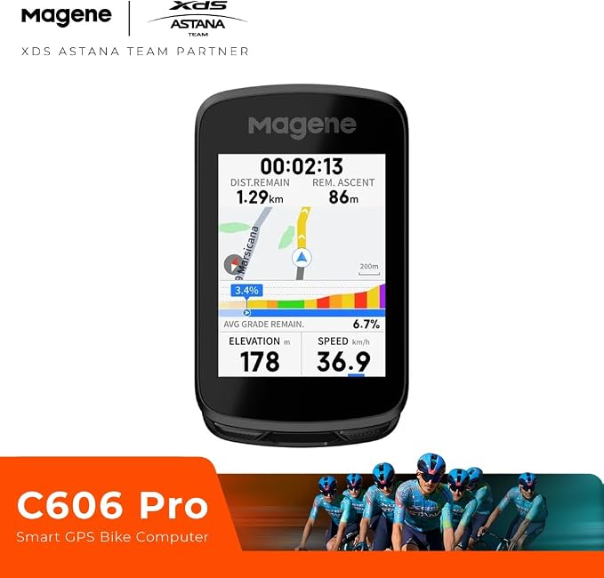 Magene C606 Pro GPS Bike Computer – 2.8" Transflective Touchscreen, 25Hr Battery - Image 2