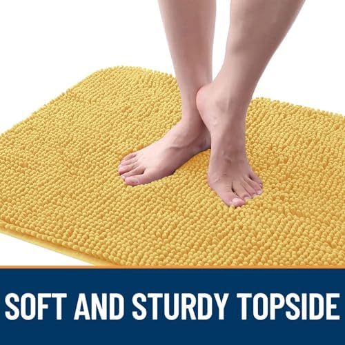 OLANLY Dog Door Mat for Muddy Paws 34x21, Super Absorbent Chenille Mud Mat - Image 4