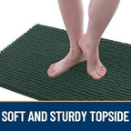 OLANLY Dog Door Mat for Muddy Paws 70x46, Extra Absorbent Chenille Mud Mat - Image 3