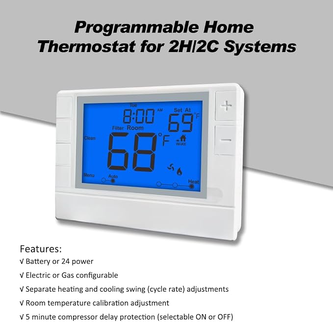 Programmable Thermostat, Thermostat - Image 2