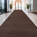 LuxUrux Striped Brown Door Mat by LuxUrux