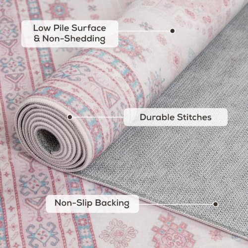 3x5 Area Rug Washable Non Slip Carpet - Image 6
