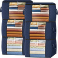 Fab totes 90L Clothes Storage, Foldable Thick Fabric Blanket Storage Bags by Fabtotes