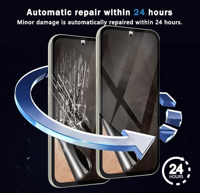 1 Pack for Google Pixel 8a Privacy Screen Protector - Image 3